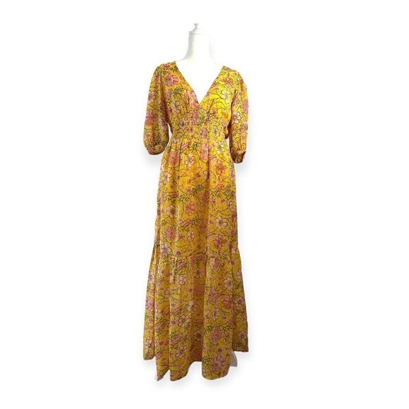 Billabong- Spellbound Floral Smocked Waist Maxi Dress - NWT - Picture 3 of 6